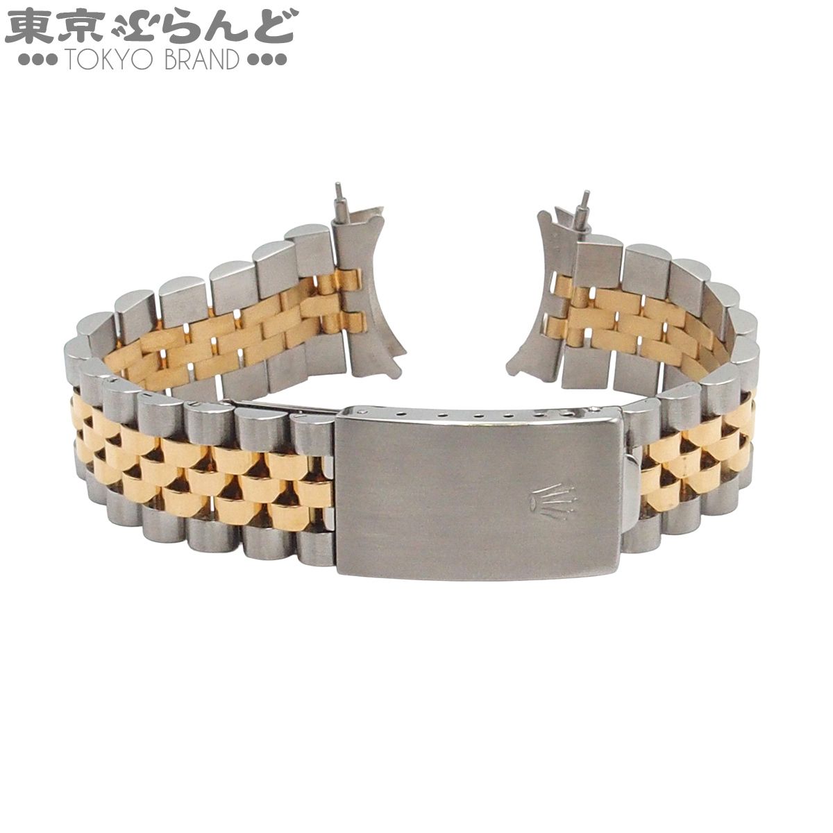 ロレックス ROLEX 純正 替え ジュビリーブレスレット デイトジャスト 16013 16233等用 ラグ幅20mm 62523H シルバーxイエローゴールド SS K18YG メンズ 101856482