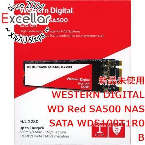 [bn:16] Western Digital製 SSD　WD Red SA500 NAS SATA WDS100T1R0B　1TB