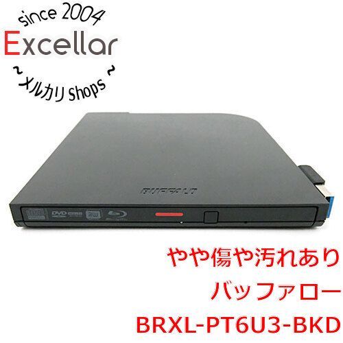 [bn:12] BUFFALO 外付けブルーレイドライブ BRXL-PT6U3-BKD