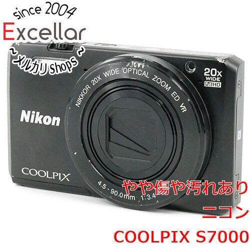 [bn:12] Nikon製　デジカメ COOLPIX S7000　ブラック/1602万画素　訳あり