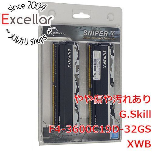 [bn:6] G.Skill　デスクトップ用 F4-3600C19D-32GSXWB　DDR4 PC4-28800 16GB 2枚組　いたみ 元箱あり