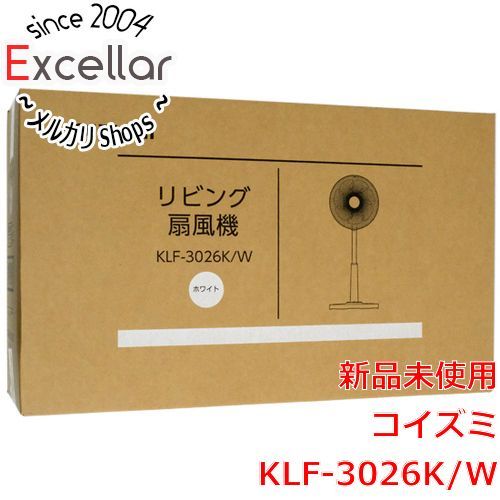 [bn:9] KOIZUMI　リビング扇風機　KLF-3026K/W　ホワイト