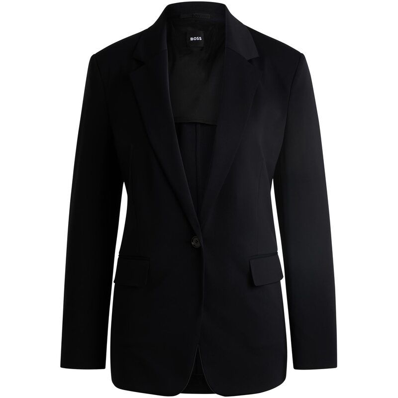 ボス レディース アウター ジャケット・ブルゾン Boss Jupa 10250621 01 Black ブラック