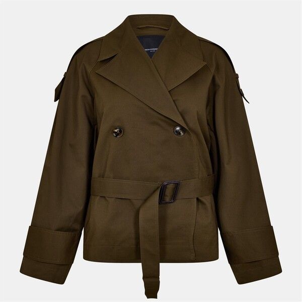 フレンチコネクション レディース アウター ジャケット・ブルゾン French Connection FC Denby Trench Ld52 Khaki カーキ 21,560円