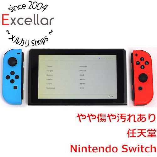 [bn:6] 任天堂　Nintendo Switch　ネオンブルー/ネオンレッド　液晶画面いたみ