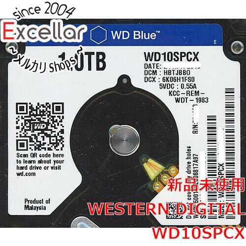 [bn:18] WesternDigital HDD 2.5inch　WD10SPCX　1TB 7mm