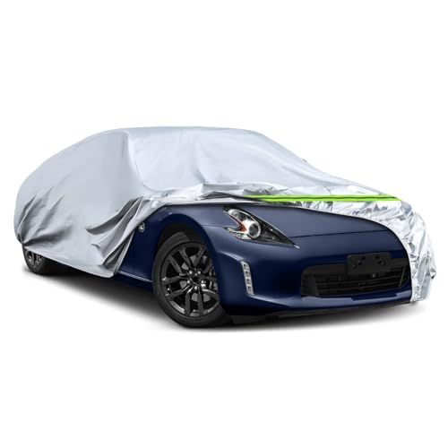 車カバー 日産・フェアレディZ Z34 スポーツカーカバー 防水 裏起毛 防塵 UVカット 雨雪対策 カーポート 車庫 四季対応 シルバーts