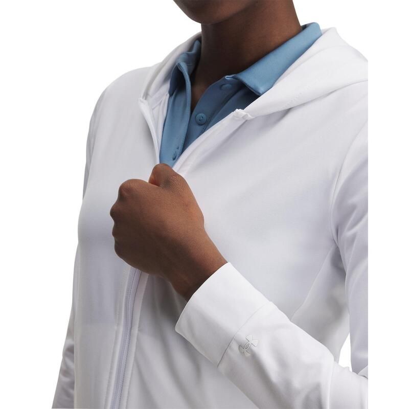アンダーアーマー レディース アウター ジャケット・ブルゾン Under Armour Drive FullZiperformance Golf Jacket White ホワイト