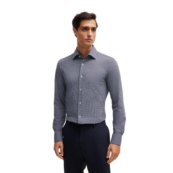 ボス メンズ トップス シャツ オックスフォード Boss PHankKentC1222 10262361 01 Oxford Shirt Mens Navy ネイビー