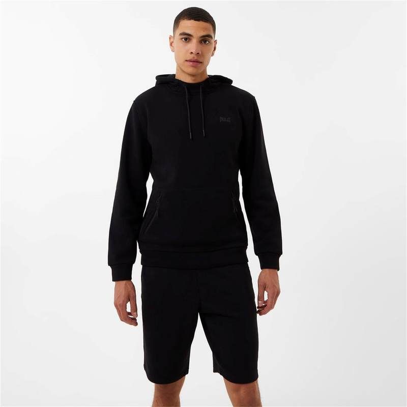 エバーラスト メンズ アウター ニット・セーター パーカー Everlast Premium Overhead Hoodie Black ブラック