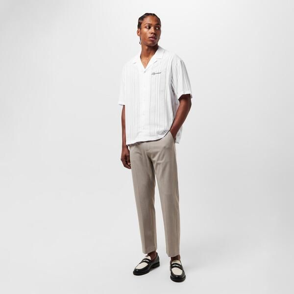 リプレゼント メンズ トップス シャツ 半袖 Represent MenshortSleeve Bowling Shirt Antique White ホワイト