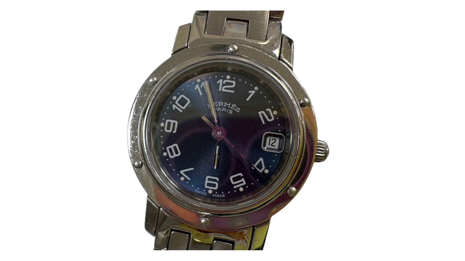 エルメス HERMES クリッパー CL4.210 レディース 【中古】 【腕時計】 【送料無料】