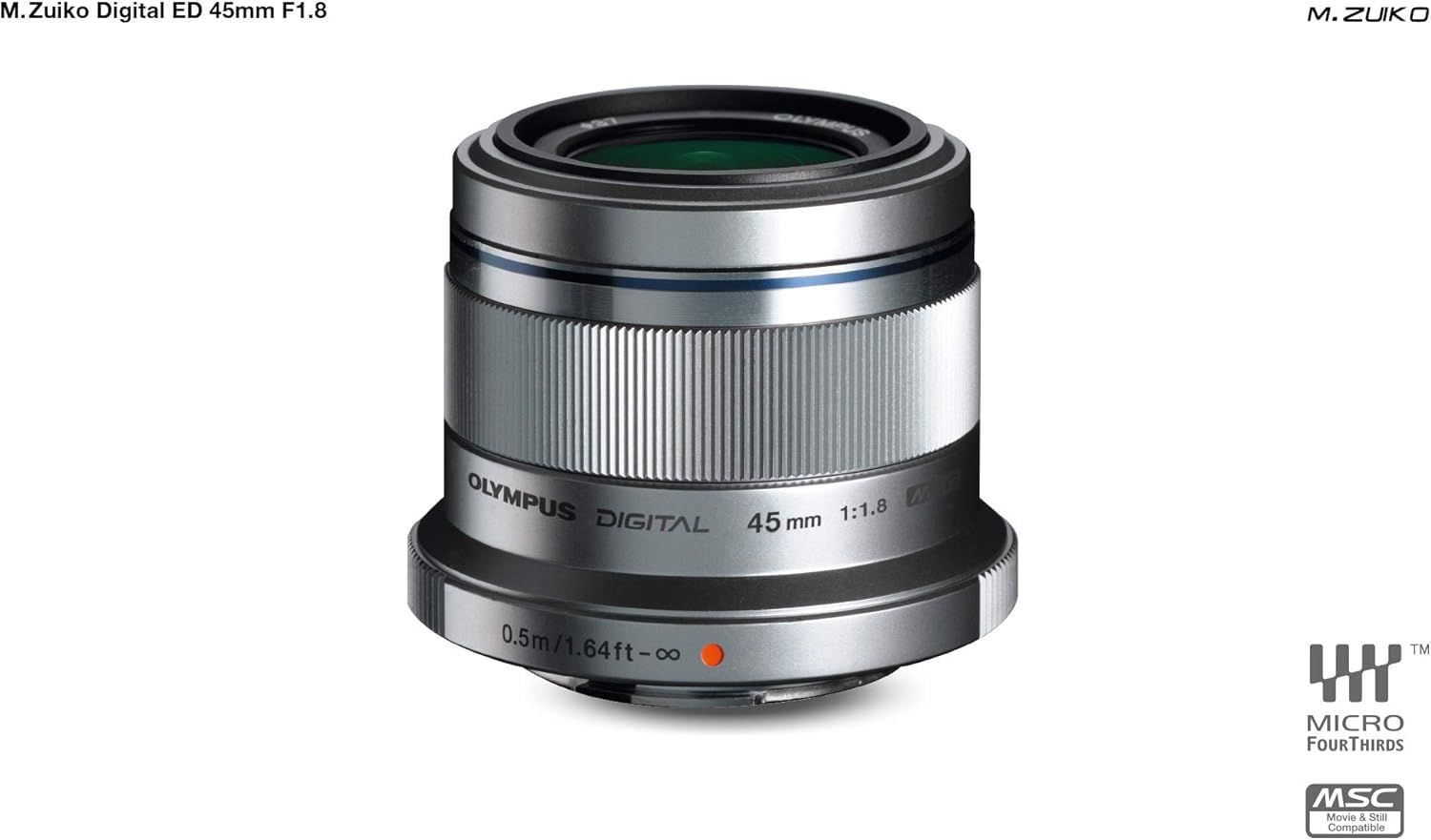 OLYMPUS 単焦点レンズ M.ZUIKO DIGITAL 45mm F1.8 シルバー - メルカリ