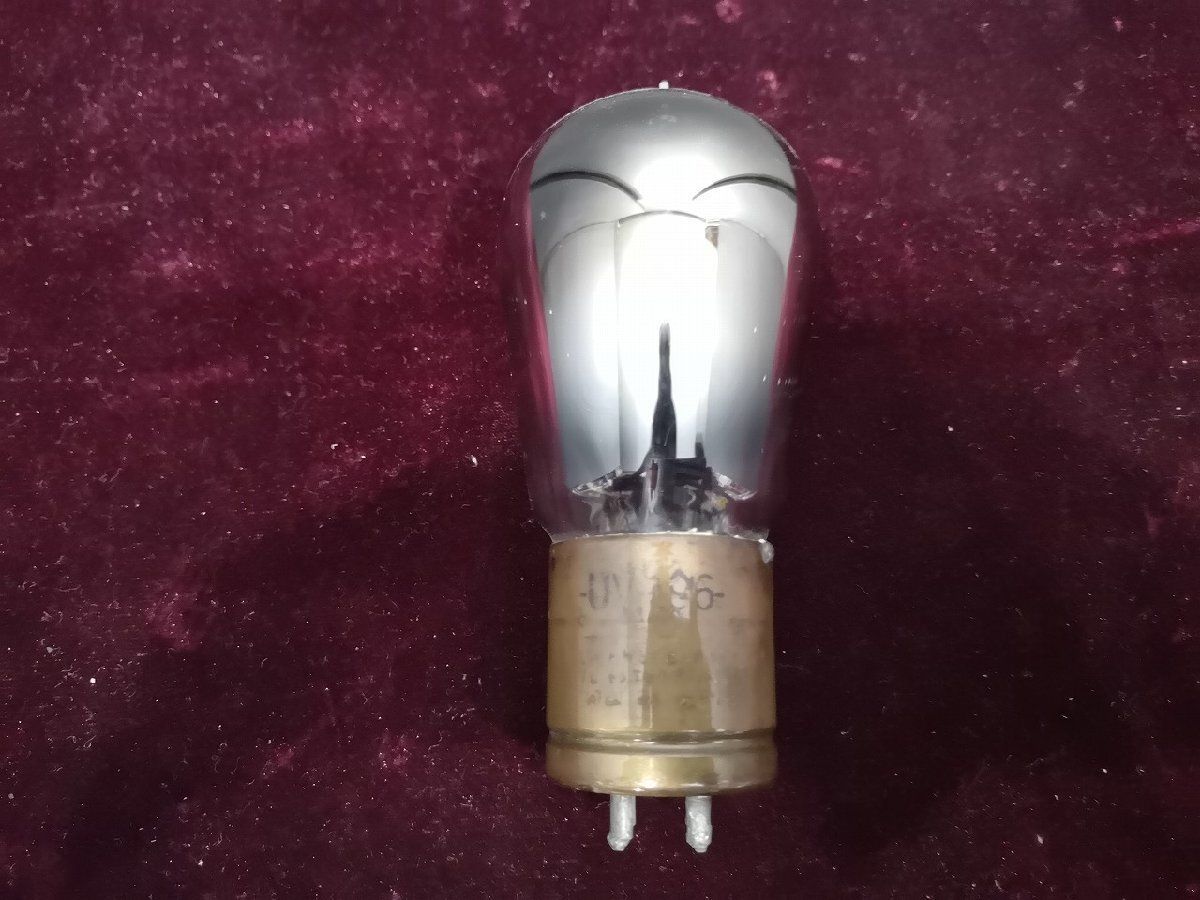 ◆3点以上で送料無料!! 希少 UV-196 真空管 ナス球 整流管 当時物 動作未確認 現状渡し 1本 外箱無 m09413