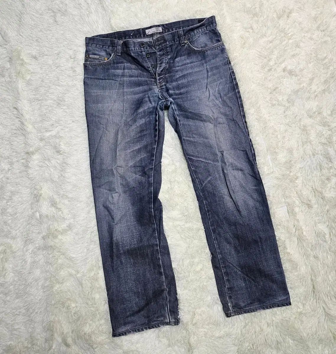 Calvin Klein カルバン・クライン 00's ヴィンテージ ウォッシュド デニム パンツ