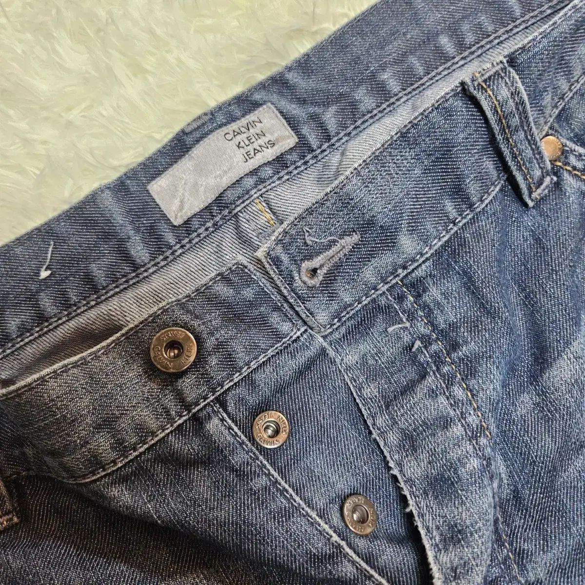 スティーブンアラン Steven Alan 13.5oz DENIM 5P BAGGY TAPERED PANTS 
