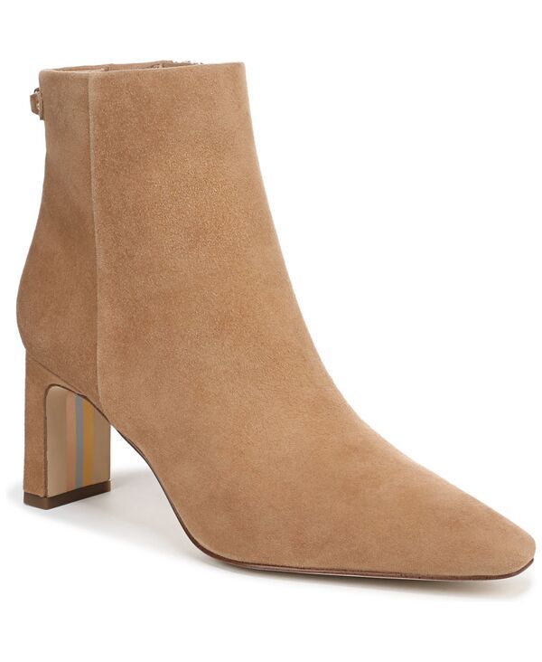 サムエデルマン レディース シューズ ブーツ・レインブーツ アンクル ブーツ Sam Edelman Womens Saige Zipper Ankle Booties Cyrpus Tan Sued