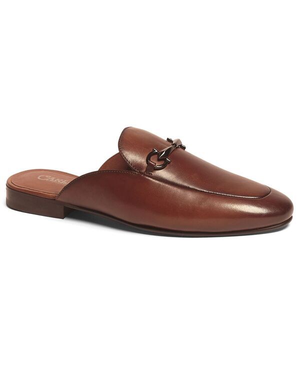 カルロスサンタナ メンズ シューズ サンダル Carlos by Carlos Santana Mens Apollo Bit Slides Shoes Tan Smooth Leather タン