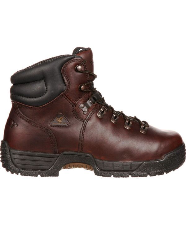 ロッキー メンズ シューズ ブーツ・レインブーツ ROCKY Mens MobiLite Waterproof Work Boot Brown ブラウン
