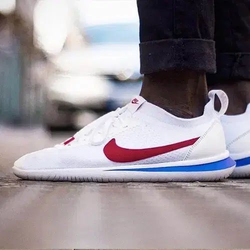 683- NIKE コルテッツ フライニット 白赤青 280