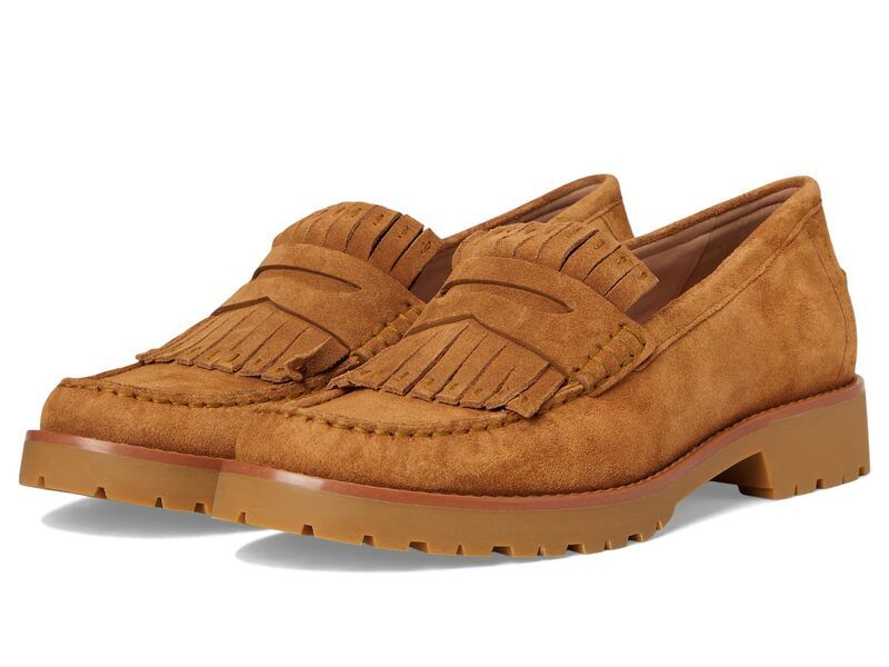 コールハーン レディース シューズ スリッポン・ローファー Cole Haan Treena Lug Kiltie Loafers Golden Honey Co