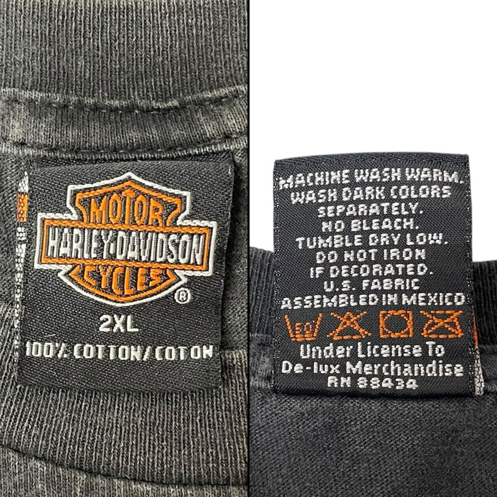 HARLEY DAVIDSON (ハーレーダヴィッドソン) プリントTシャツ 両面 