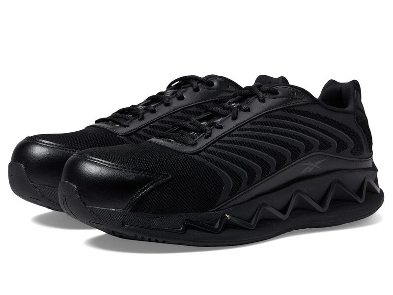 リーボック メンズ シューズ スニーカー Reebok Work Zig Elusion Heritage Work SD Comp Toe Black ブラック