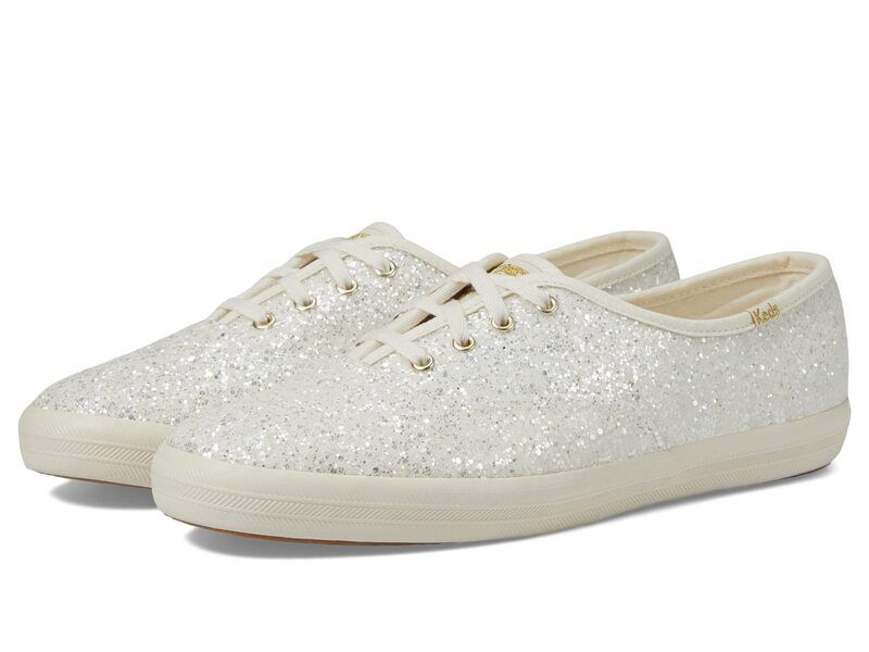 ケッズ レディース シューズ スニーカー レース Keds Champion Glitter Lace Up Cream クリーム
