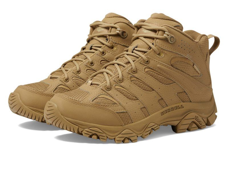 メレル メンズ シューズ スニーカー Merrell Work Moab 3 Mid Tactical Wp Coyote
