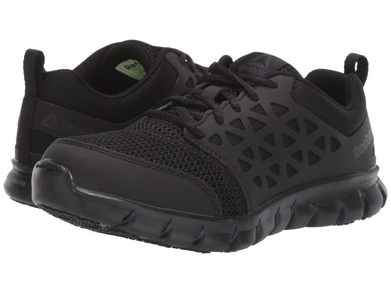 リーボック レディース シューズ スニーカー Reebok Work Sublite Cushion Work Soft Toe SD Black ブラック