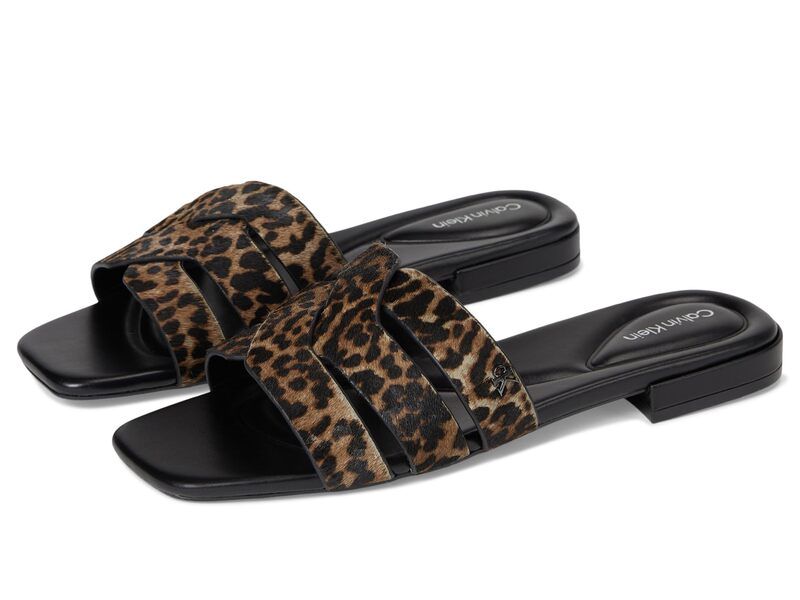 カルバンクライン レディース シューズ サンダル Calvin Klein Tishaly Dark Natural Le
