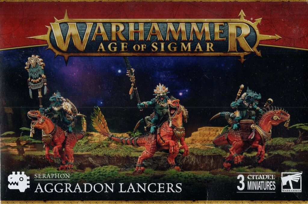 《未開封》 GAMES WORKSHOP WARHAMMER AGE OF SIGMAR SERAPHON Aggradon Lancers アグラドン・ランサー