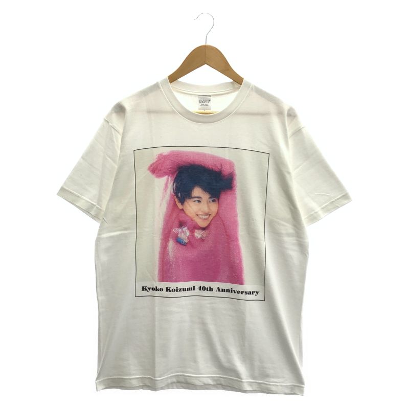 【中古】小泉今日子 40周年 半袖Tee サイズXL ホワイト[91]