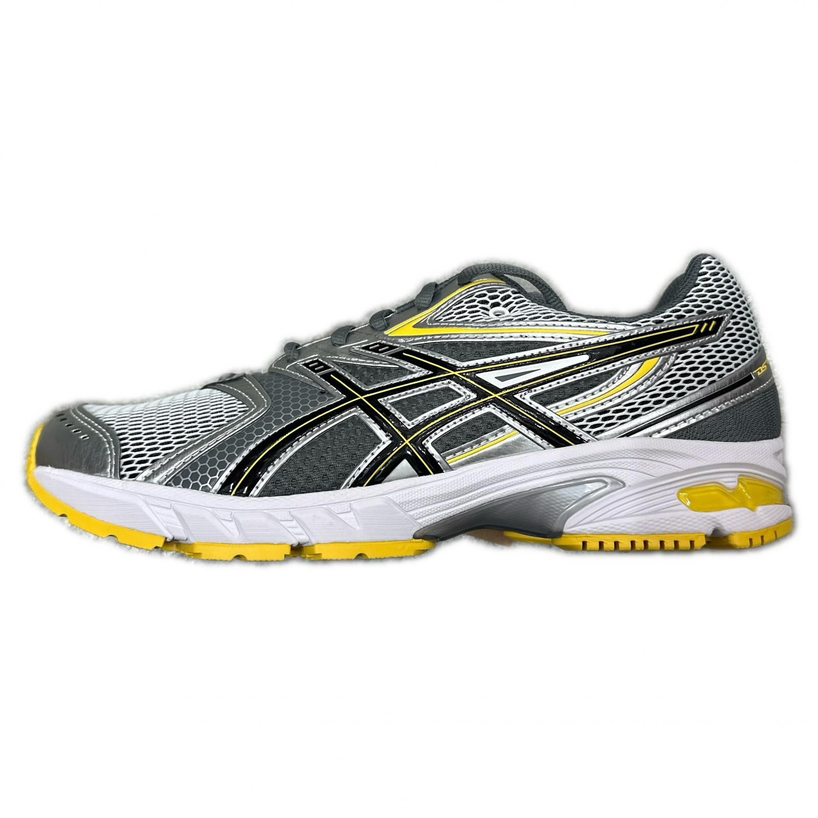 参考上代15400円 未使用 asics GEL-DS TRAINER 14 ゲル-ディーエス トレイナー14 スニーカー シューズ アシックス 1203A607-101 WHITE/TAI-CHI YELLOW 27.5cm （17351M）