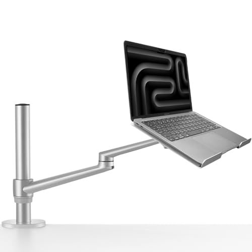 LOE(ロエ) 【日本企画】 タブレット ・ ノートパソコン アーム スタンド タブレット・ノートPC用 (シルバー) 1台送料無料 2d0fbcc1
