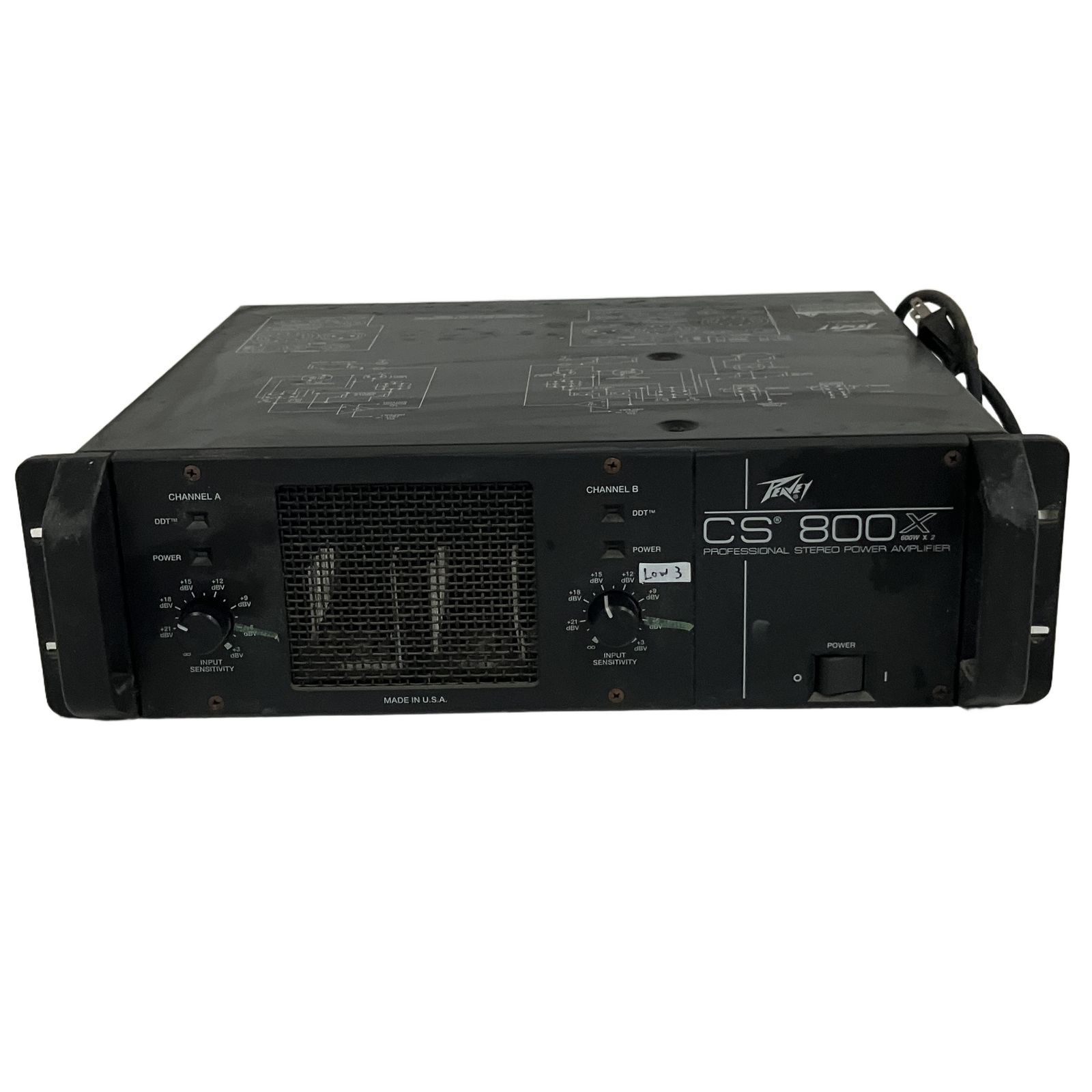 PEAVEY ピーヴィー CS800X professional STEREO POWER AMPLIFIER パワーアンプ ジャンク B11361503