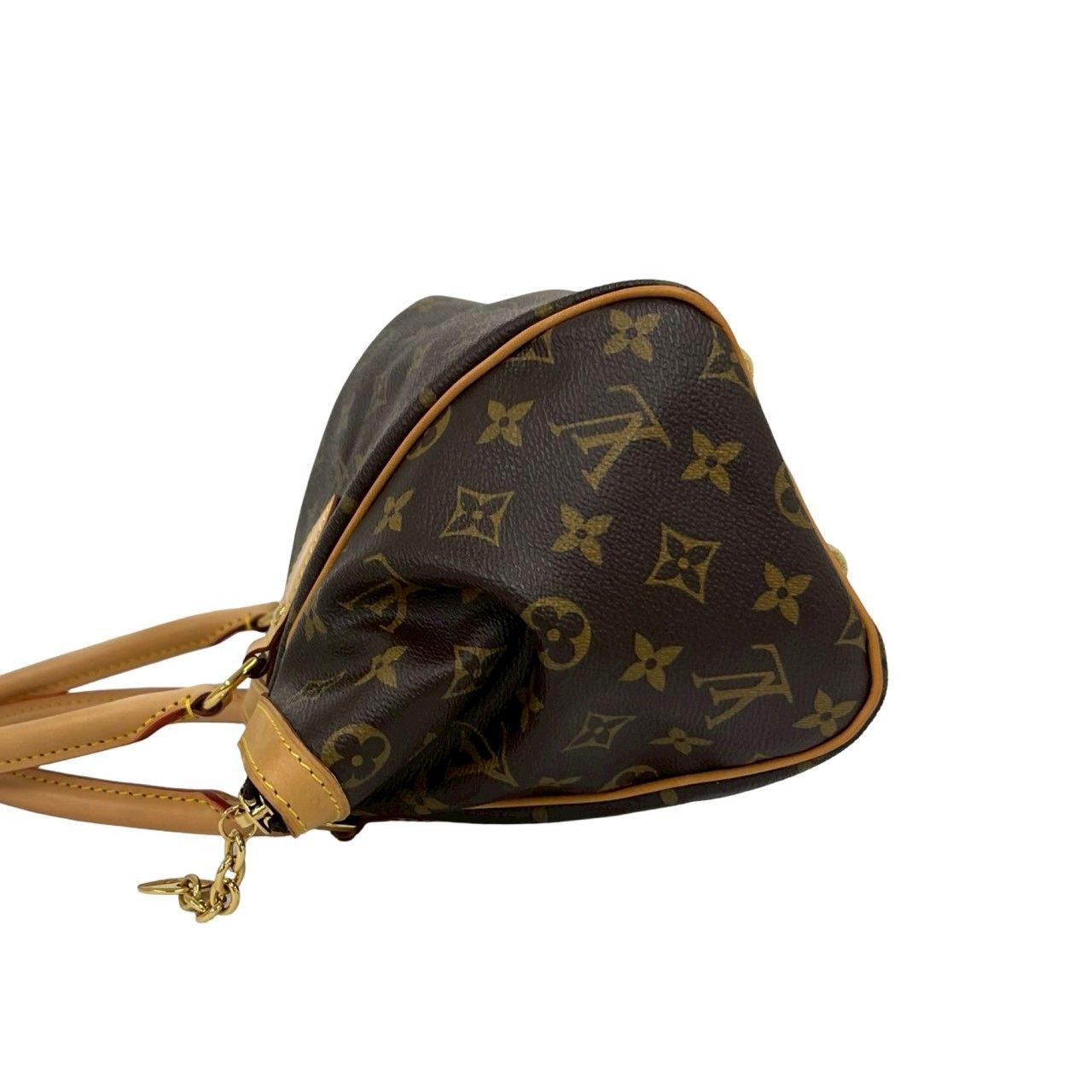 極 美品 LOUIS VUITTON ルイヴィトン ティヴォリ PM モノグラム レザー 