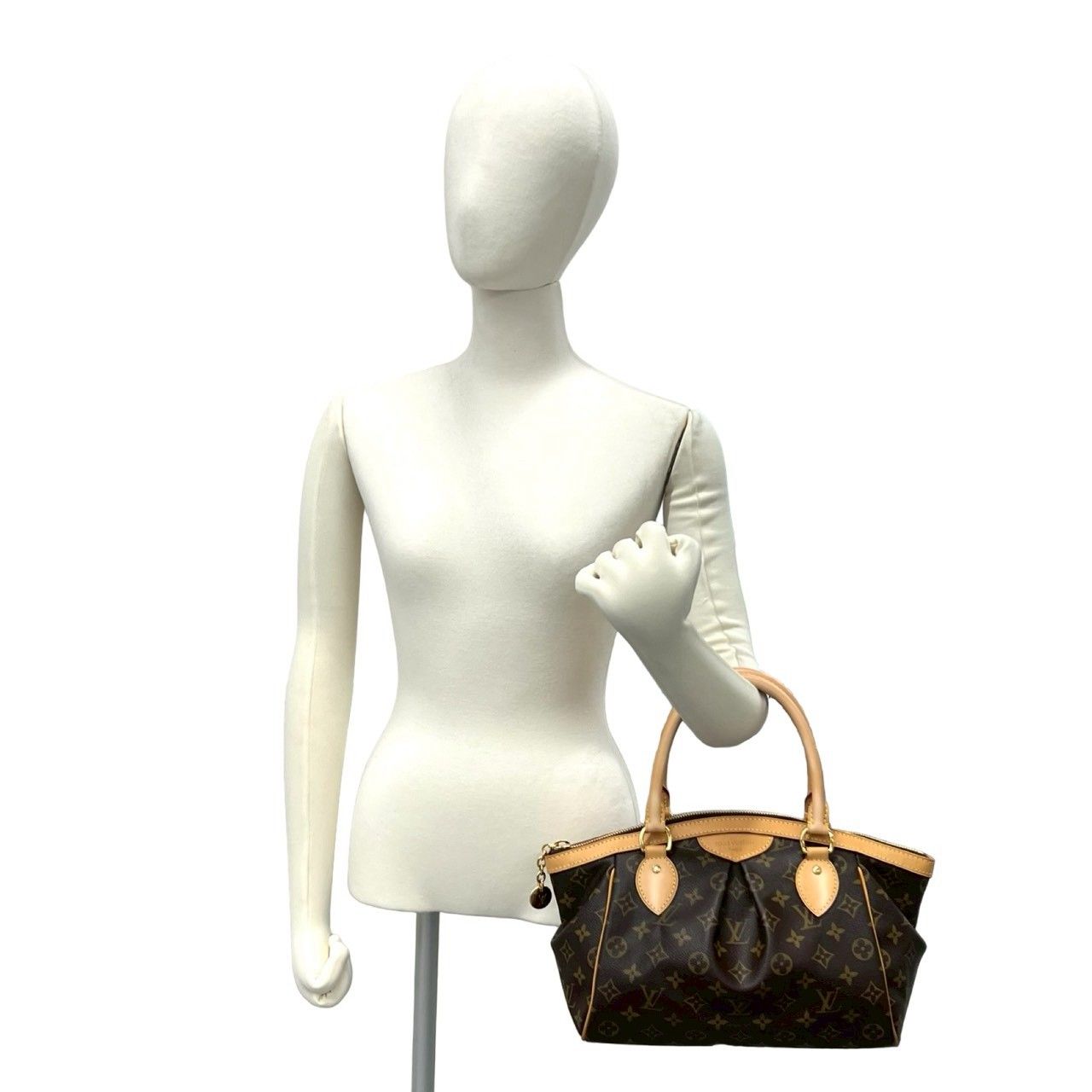 極 美品 LOUIS VUITTON ルイヴィトン ティヴォリ PM モノグラム レザー 