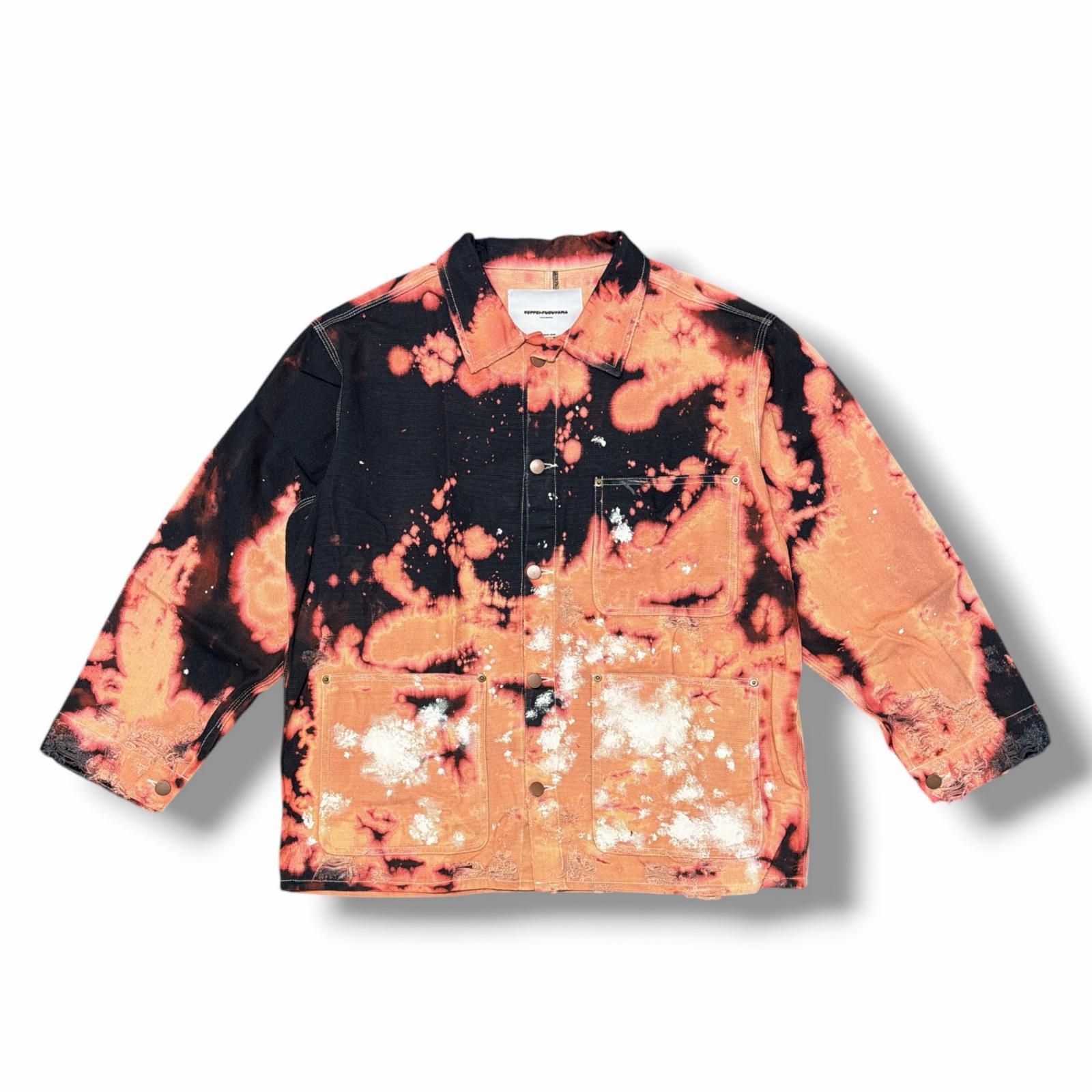 参考上代57200円 未使用 TEPPEI FURUYAMA 25SS Breach＆Crash Coveralls ブリーチクラッシュカバーオール テッペイ フルヤマ TF-25S-003 A.NAVY 1 （16716M）