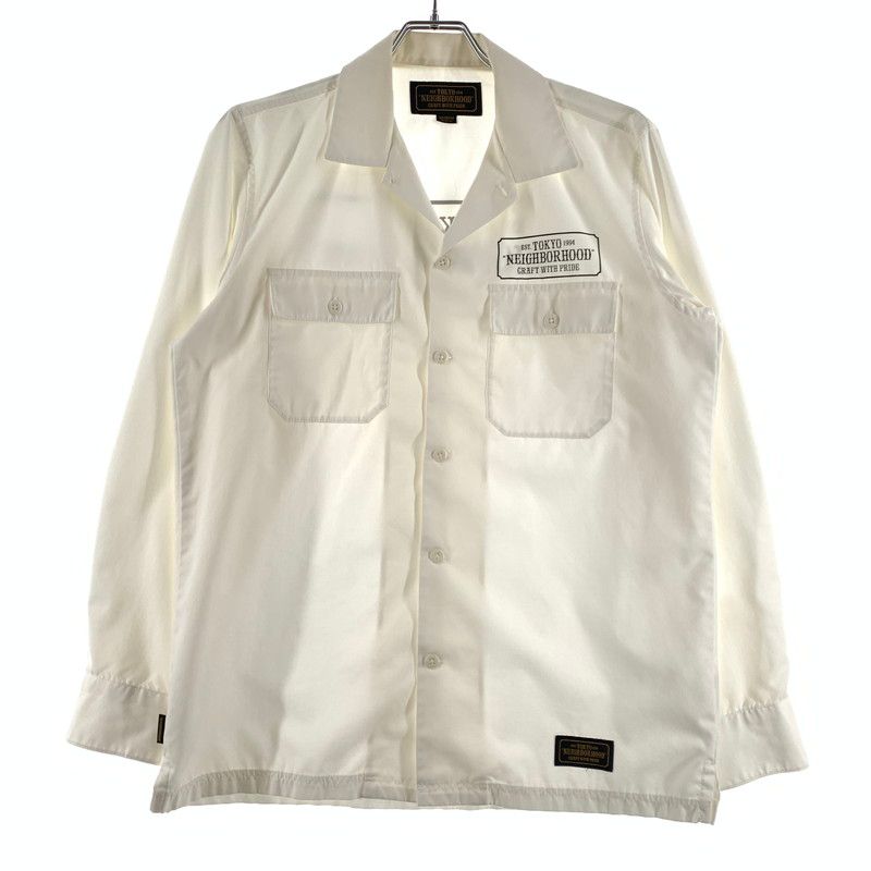 【中古品】 NEIGHBORHOOD ネイバーフッド CLASSIC WORK EC-SHIRT.L/S 172TSNH-SHM03 クラシック ワーク シャツ ロングスリーブ 長袖 トップス 【142-260615-yo-09-tei】
