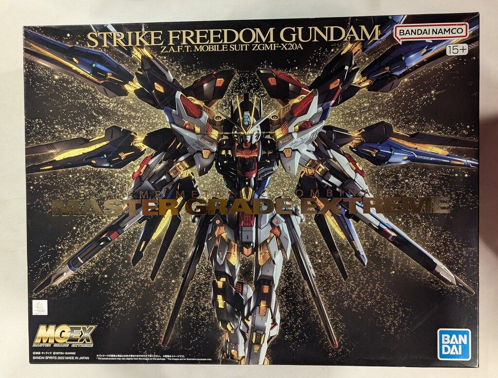BANDAI SPIRITS MGEX 1/100 機動戦士ガンダムSEED DESTINY ストライクフリーダムガンダム/15+表記