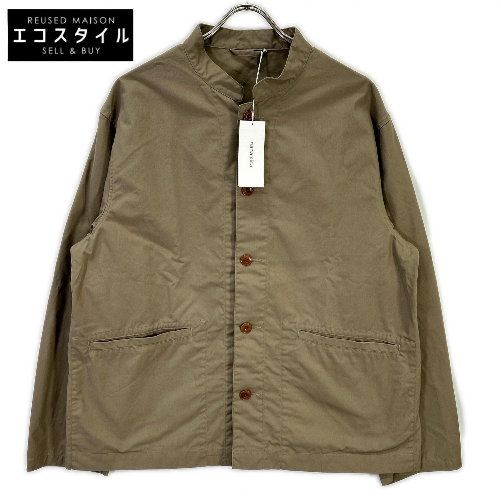 nanamica　ナナミカ　トープ S25SA106 バンドカラーシャツジャケット　S
