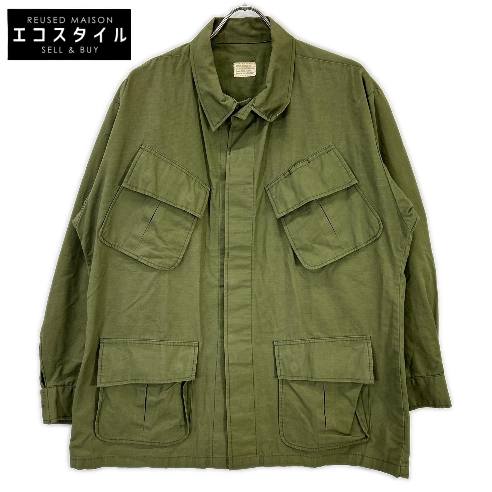 U.S.ARMY　ユーエスアーミー　60's カーキ リップストップ生地 ジャングルファティーグジャケット　M/R 14,964円