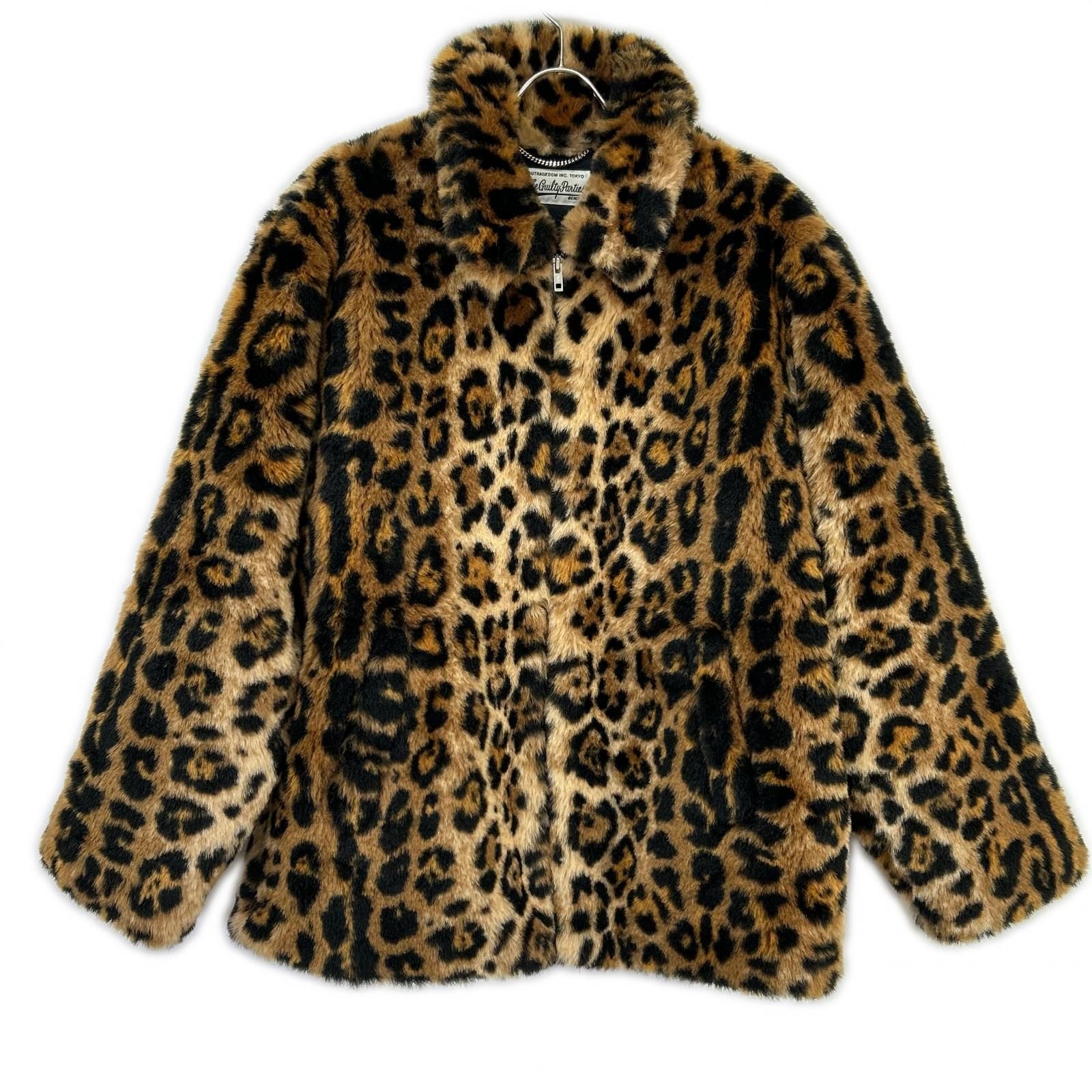 WACKO MARIA ワコマリア ベージュ アニマル LEOPARD FUR ZIP JACKET