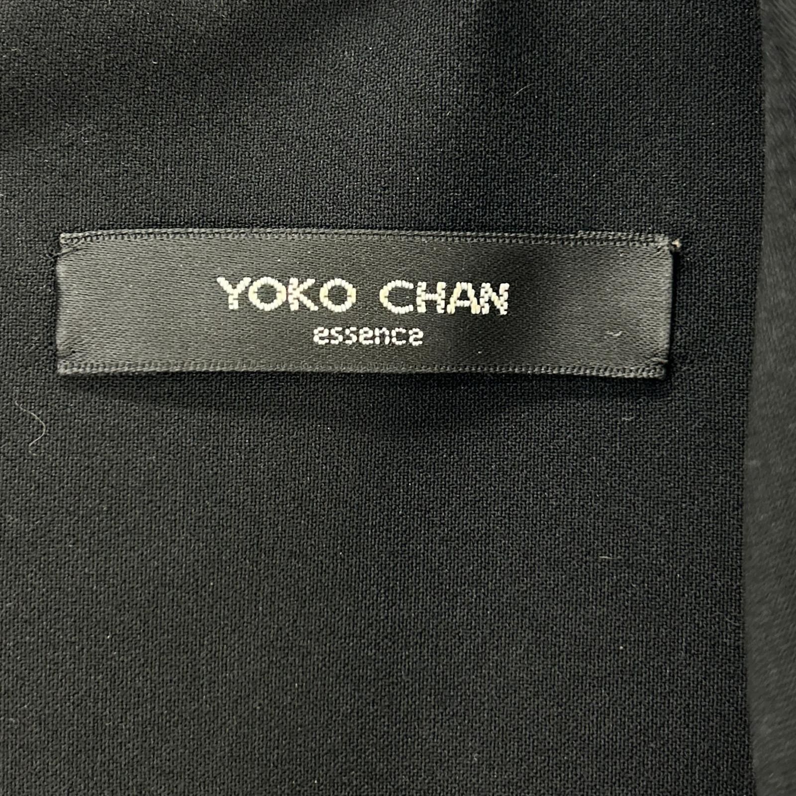 YOKOCHAN ヨーコチャン YED-117-010 ブラック パール バックジップ