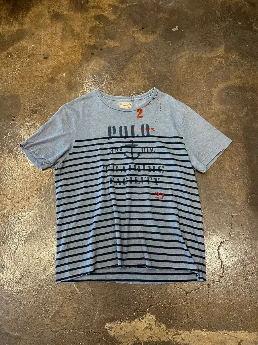 POLO Ralph Lauren ストライプ 半袖T XL
