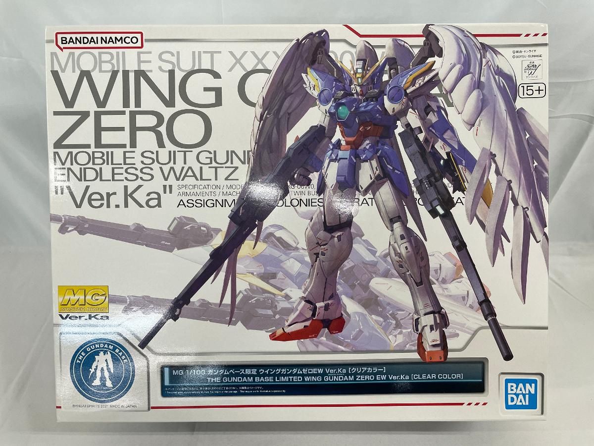 【未開封】MG 1/100 ガンダムベース限定 ウイングガンダムゼロEW Ver.Ka [クリアカラー] 新機動戦記ガンダムWシリーズ