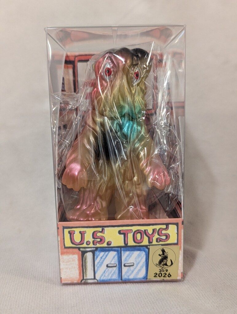U.S.TOYS ビル箱シリーズ BBヘドラ 乳白成型/メタピンク/金/メタ緑/黒