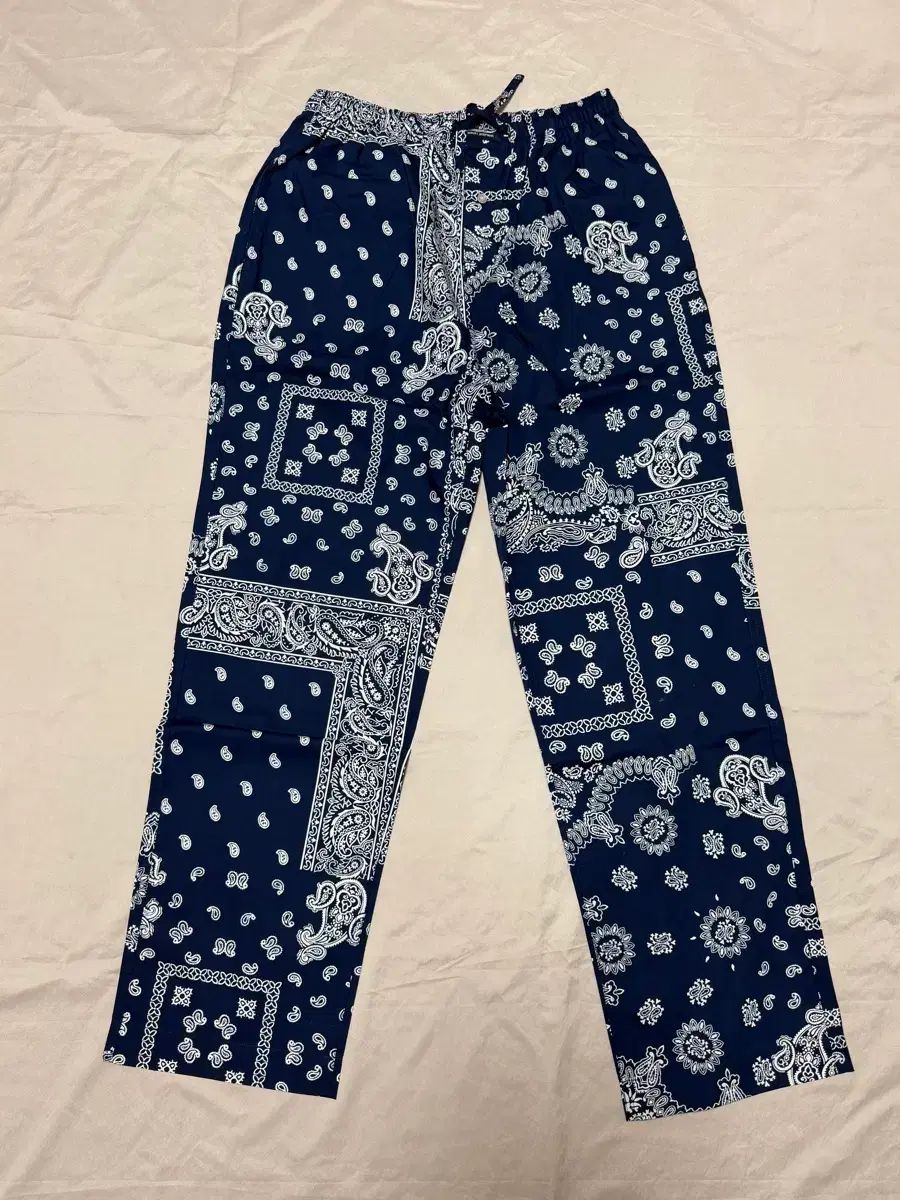 ポロ ラルフローレン メンズ バンダナ パータン ラウンジ パンツ ブルー M