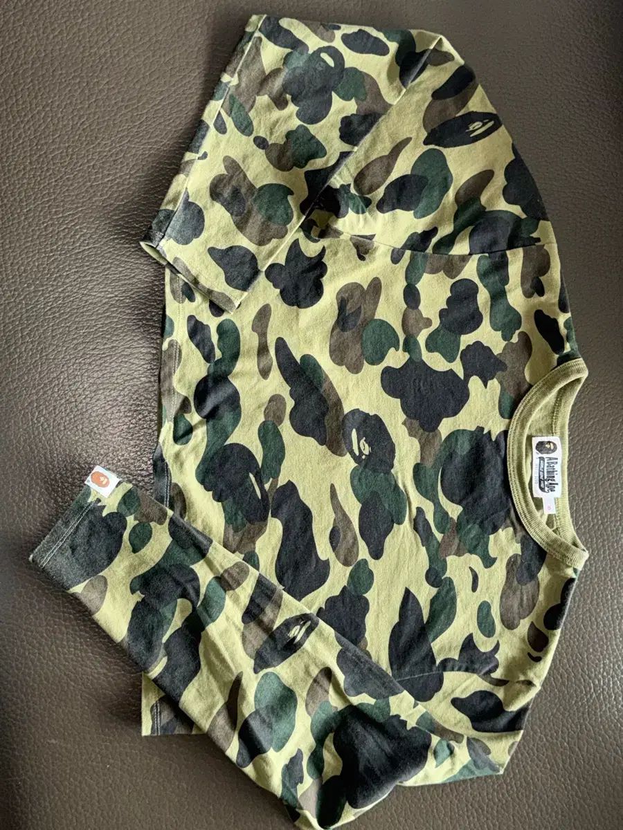 A BATHING APE アベイシングエイプ クロップド カモフラ ロング 